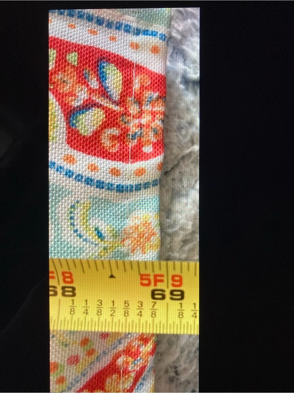 Nicole Miller Paisley Floral Tablecloth Pastel Fabric 69 x52 EUC